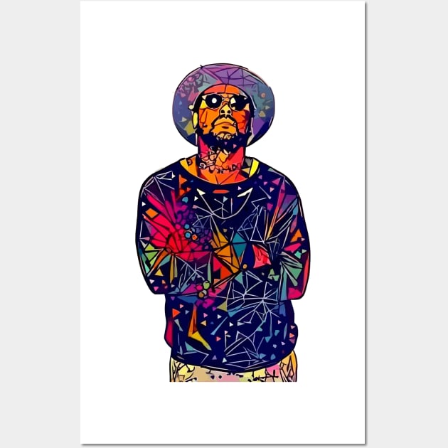 Abstract Schoolboy Q Wall Art by stilldan97